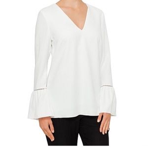 Ted Baker Journe Fluted/Bell Sleeve Top